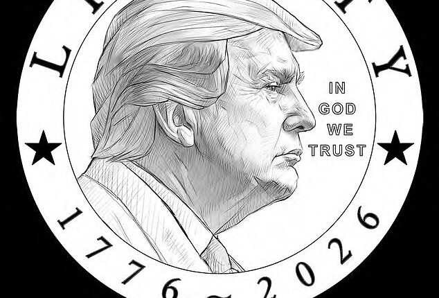 The Commission of Fine Arts voted Thursday to recommend this design to President Donald Trump for a controversial $1 coin to mark the country's 250th birthday