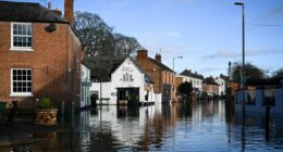 UK weather map: Where heavy rain is expected to hit after Storm Chandra