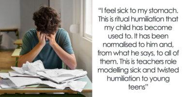 Unhinged Teacher Pushes Group Shaming In Class, Mom Horrified After Son Confesses He Takes Part Too