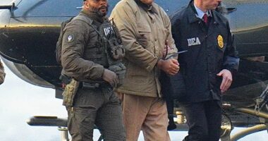 Venezuelan President Nicolas Maduro (middle) was captured by the US on January 3