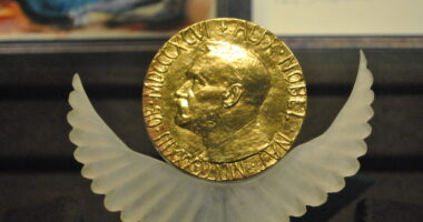 Venezuela's Opposition Leader Presents Her Nobel Peace Prize to Trump.