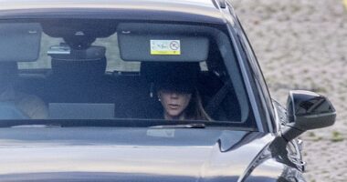 Victoria Beckham has been seen for the first time since Brooklyn accused her of 'hijacking' his first dance with his wife, in what he described as 'inappropriate' and 'humiliating'