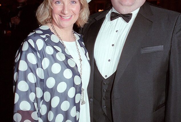 Despite being known as one of the nation's most beloved comedians, Victoria Wood battled a secret heartache, when her marriage to Geoffrey Durham ended in 2002 (pictured in 1991)