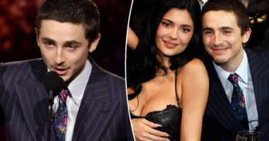 Watch Timothée Chalamet declare his love for Kylie Jenner in his Critics Choice Awards 2026 speech