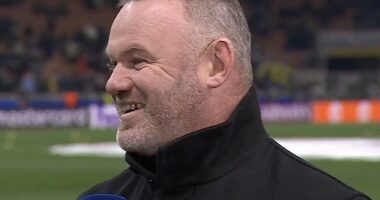 Wayne Rooney was delighted to be posed the question by his former opponent Theo Walcott