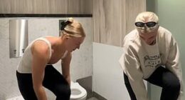 Ebony and her sister Ellie went to extreme lengths to avoid paying Jetstar's baggage fee when their carry-on suitcases exceeded the limit