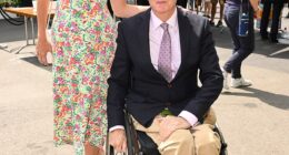 The BBC Weather presenter who this week sparked frenzy with a 'racy' outfit on the Six O'Clock News is known for an otherwise glamorous wardrobe - which she showcases at the likes of the Royal Box in Wimbledon, alongside her boyfriend Frank Gardner