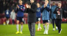 Arsenal had to settle for a point at the City Ground on a day where they could have nine clear at the top of the Premier League