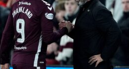 Hearts boss Derek McInnes has been dealt a significant blow with news of Shankland's injury