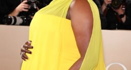 Pregnant Wunmi Mosaku, 39, has been getting all the glory this award's season, having received an incredible three nods for her role as Hoodoo priestess Annie in Sinners