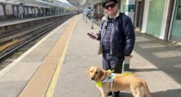 ‘Anxious and unsafe’: Half of blind people fear being stranded at train stations