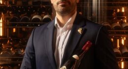 Wood fired restaurant Humo in London dropped its star in the 2026 guide. Pictured is Humo's Head Sommelier