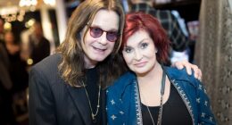 Sharon Osbourne is reportedly in talks to create a hologram concert of her late husband Ozzy's final Black Sabbath gig; pictured 2017