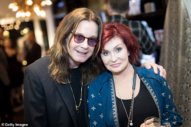 Sharon Osbourne is reportedly in talks to create a hologram concert of her late husband Ozzy's final Black Sabbath gig; pictured 2017
