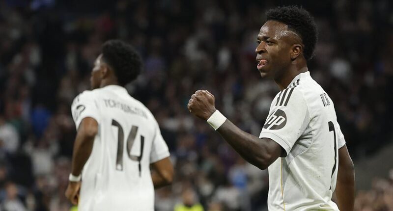 Real Madrid vs Benfica - Champions League LIVE: Latest score, team news and updates as Vinicius Jr dances with joy after scoring decisive goal to eliminate visitors just a week after being embroiled in racism storm