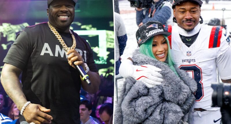 50 Cent trolls Stefon Diggs as Cardi B sparks split rumors at Super Bowl 2026