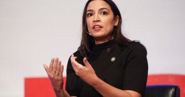 Alexandria Ocasio-Cortez at the Berlin Institute of Technology on Sunday
