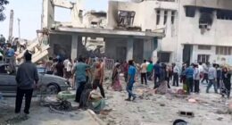 Iran has vowed to retaliate after the US and Israel launched an attack on the country this morning. Iranian state television broadcasted the devastation after the attack