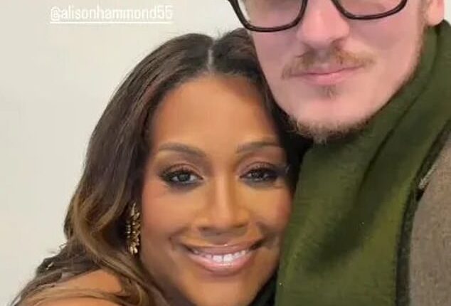 Alison Hammond put on a loved-up display with her rarely-seen boyfriend David Putman as the couple celebrated her 51st birthday as he shared a snap on Instagram this week