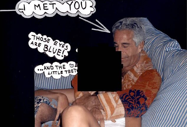 An image of Jeffrey Epstein released in the Department of Justice files