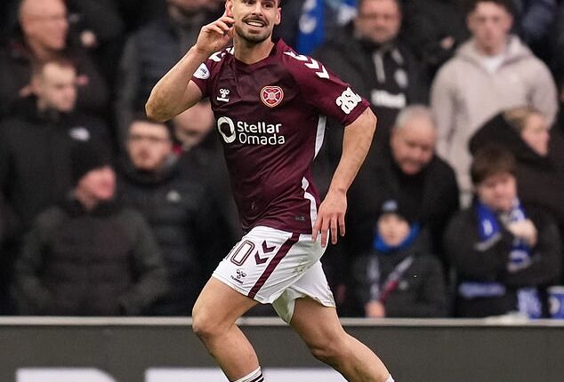 Hearts forward Claudio Braga insists his team have no need to be feeling the title pressure