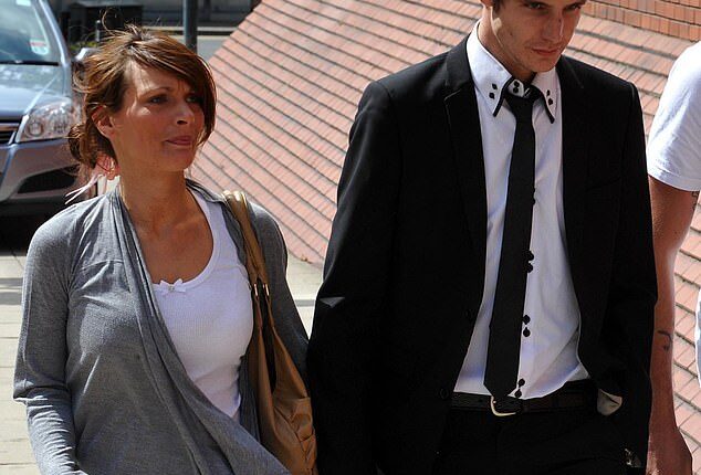 Sarah Aspin (pictured), 47, been found dead at a home in Leeds - she is pictured here with former partner Blake Fielder-Civil in 2011