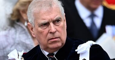 Andrew Mountbatten-Windsor may have used taxpayers' money to pay for flights to visit paedophile financier Jeffrey Epstein (Pictured: Andrew in May 2023)