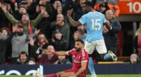 Slot fumed at the decision not to give a foul on Salah after Guehi appeared to pull him down - with the Liverpool boss claiming he had been denied a clear goalscoring opportunity