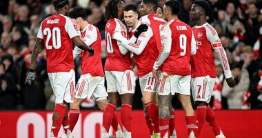 Arsenal kept the dream of a historic quadruple alive with a dominant 4-0 win over Wigan
