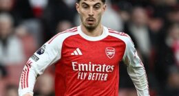 Arsenal are set to be without Kai Havertz for the foreseeable future following his latest injury