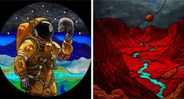 Artist Creates Stained Glass That Changes With The Light (30 Pics)