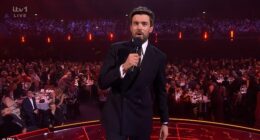 Jack Whiteall lived up to his reputation as he hosted this year's BRIT Awards live at the Co-op Arena