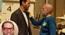 Bald Jonah Hill unrecognizable as he shows off slim figure in new movie with Keanu Reeves