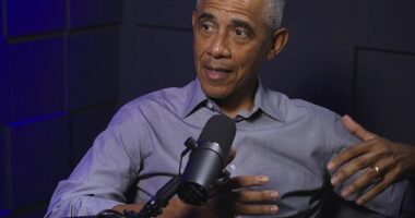 Barack Obama said 'Michelle would divorce me if I even if I could run again,' ruling out a political comeback