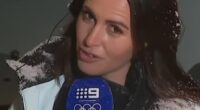 Today show sports presenter Danika Mason has raised eyebrows for her rather loose delivery during a live cross from the Winter Olympics in Italy