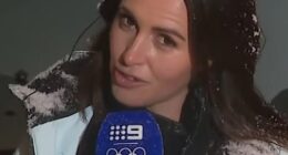 Today show sports presenter Danika Mason has raised eyebrows for her rather loose delivery during a live cross from the Winter Olympics in Italy