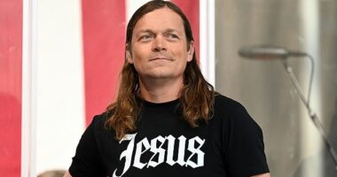Brad Arnold, the iconic frontman of 3 Doors Down, has died at 47; (pictured 2023)