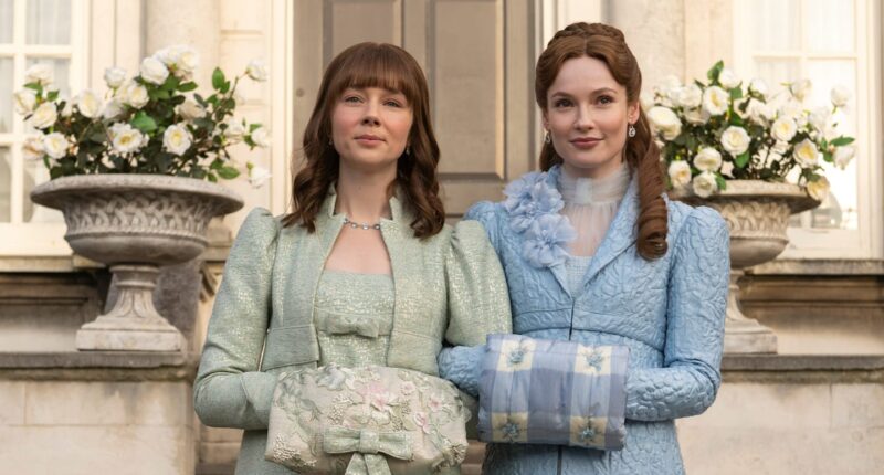 Bridgerton. Claudia Jessie as Eloise Bridgerton in episode 401 of Bridgerton