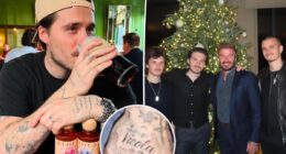 Brooklyn Beckham covers up tattoos of his siblings after removing tribute ink to dad David