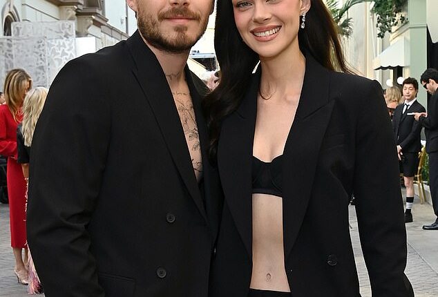 Brooklyn Beckham has continued to flaunt his lavish lifestyle with billionaire heiress wife Nicola Peltz on Instagram as they splashed out on California's most exclusive wine