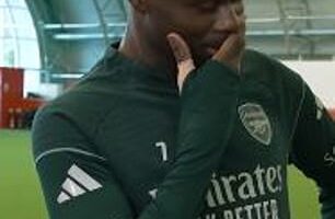 Bukayo Saka was left unable to speak as he read aloud a letter from his parents after signing a new Arsenal contract