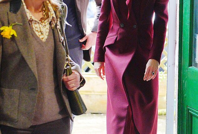 The Prince and Princess of Wales visited the Hanging Gardens, a space dedicated to nurturing community resilience and creativity in Llanidloes