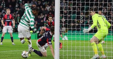 Adamu's backheel in stoppage-time rescued Celtic's Scottish Cup bid