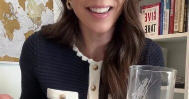 Julie Helms, a former energy industry CEO who now specialises as an executive presence educator, shared her 'always take the water' trick for job interviews and important meetings in a recent video post