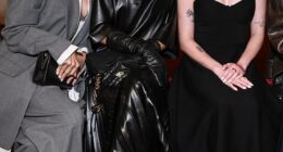 Three nepo babies sat next to each other at the Michael Kors fashion show as part of RTW Fall 2026 held at the Metropolitan Opera House in Lincoln Center in NYC on Thursday