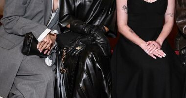 Three nepo babies sat next to each other at the Michael Kors fashion show as part of RTW Fall 2026 held at the Metropolitan Opera House in Lincoln Center in NYC on Thursday