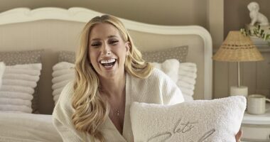 Stacey Solomon (pictured) promoting one of her George at ASDA homeware collections