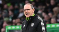 Martin O'Neill was angry with the match officials during his team's  2-1 defeat by Hibs