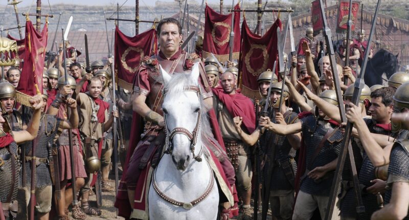 Ciarán Hinds Looks Back on Rome and Caesar as a Cautionary Tale for Today