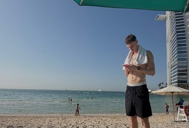 Olivia Holder posted a pictured with Chelsea star Cole Palmer on their Valentine's Day break